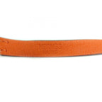 Hermes Behapi Double Tour Gold Orange Silver 3 Rows Leather Bracelet — view 8