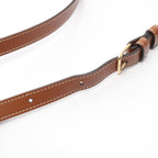 Celine Shoulder Bag Folco Triomphe Tan Canvas Leather — view 8