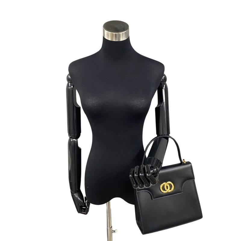 Celine Circle Logo Hardware Calf Leather 2-Way Tote — view 3