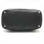 Chanel CC Logo Jumbo CC Soft Caviar Leather Hand Tote Black — view 3