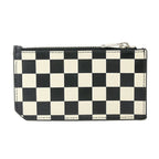 Saint Laurent Card Case Holder Beige Black — view 3