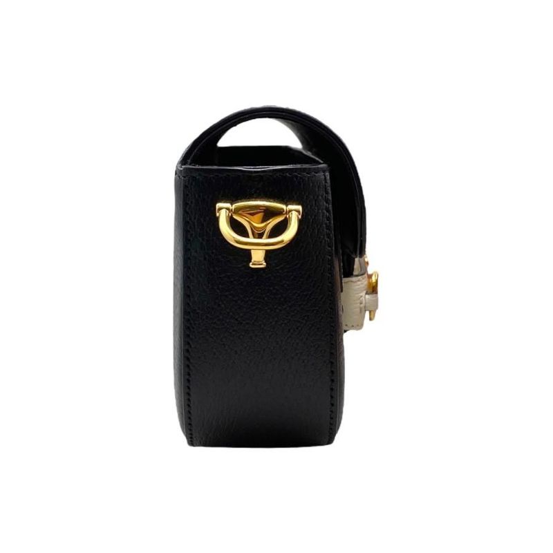Gucci Adidas Collaboration Shoulder Bag Horsebit Logo Chain Black — view 4