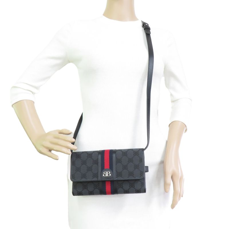 Balenciaga Shoulder Wallet Gucci Collaboration The Hacker Project — view 7