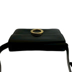 Celine Vintage Circle Logo Hardware Calf Leather Shoulder Bag