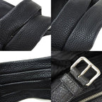 Prada 2-Way Tote Shoulder Bag Large Crossbody Nylon Blackblackleather Everyday — view 6