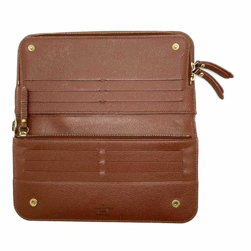 Louis Vuitton Monogram Portefeuille Antholite Brown Wallet — view 4