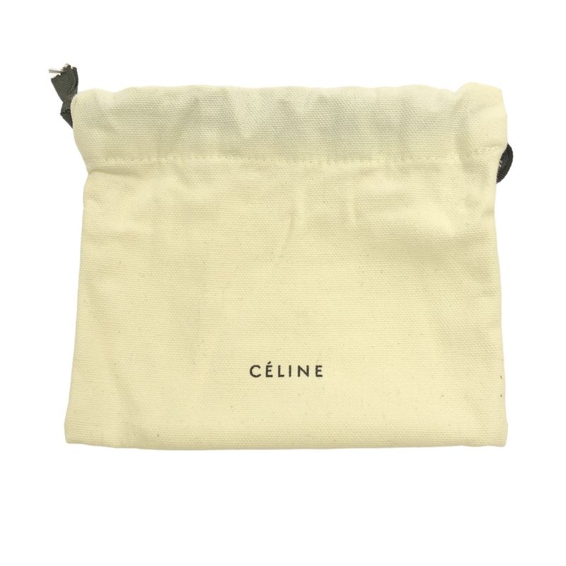 Celine CC Charm Quilted Coin Case 10 B823 bfl Brown — view 5