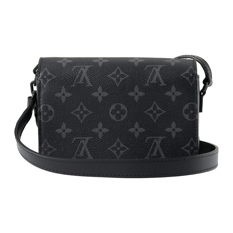 Louis Vuitton Shoulder Bag Steamer Wearable Wallet Black Gray — view 2