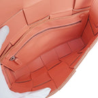 Bottega Veneta Cassette Shoulder Bag Maxi Intrecciato Pink — view 6