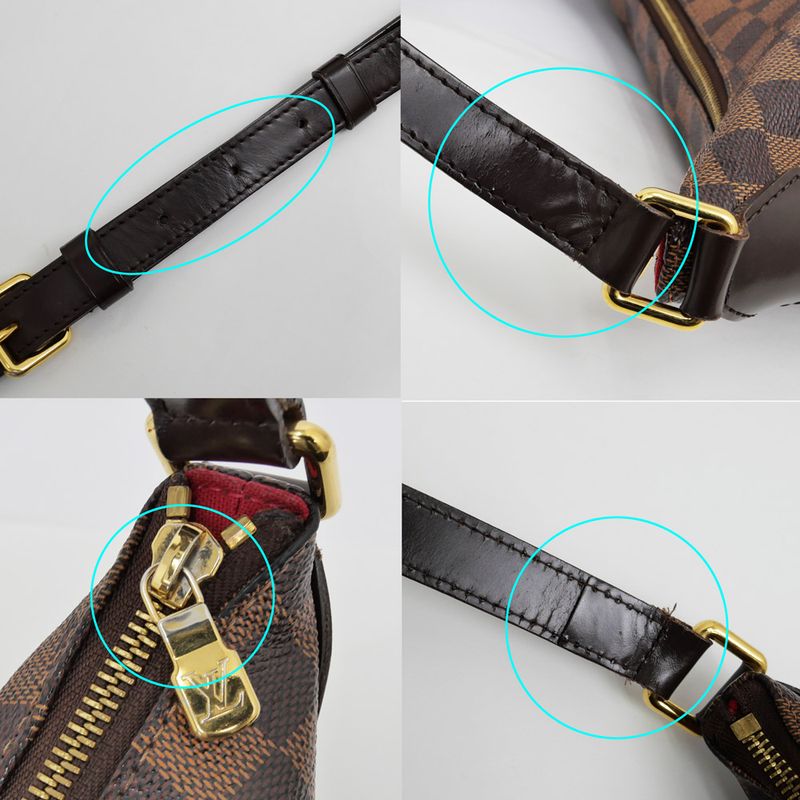 Louis Vuitton Damier Bloomsbury GM Shoulder Bag Brown — view 9