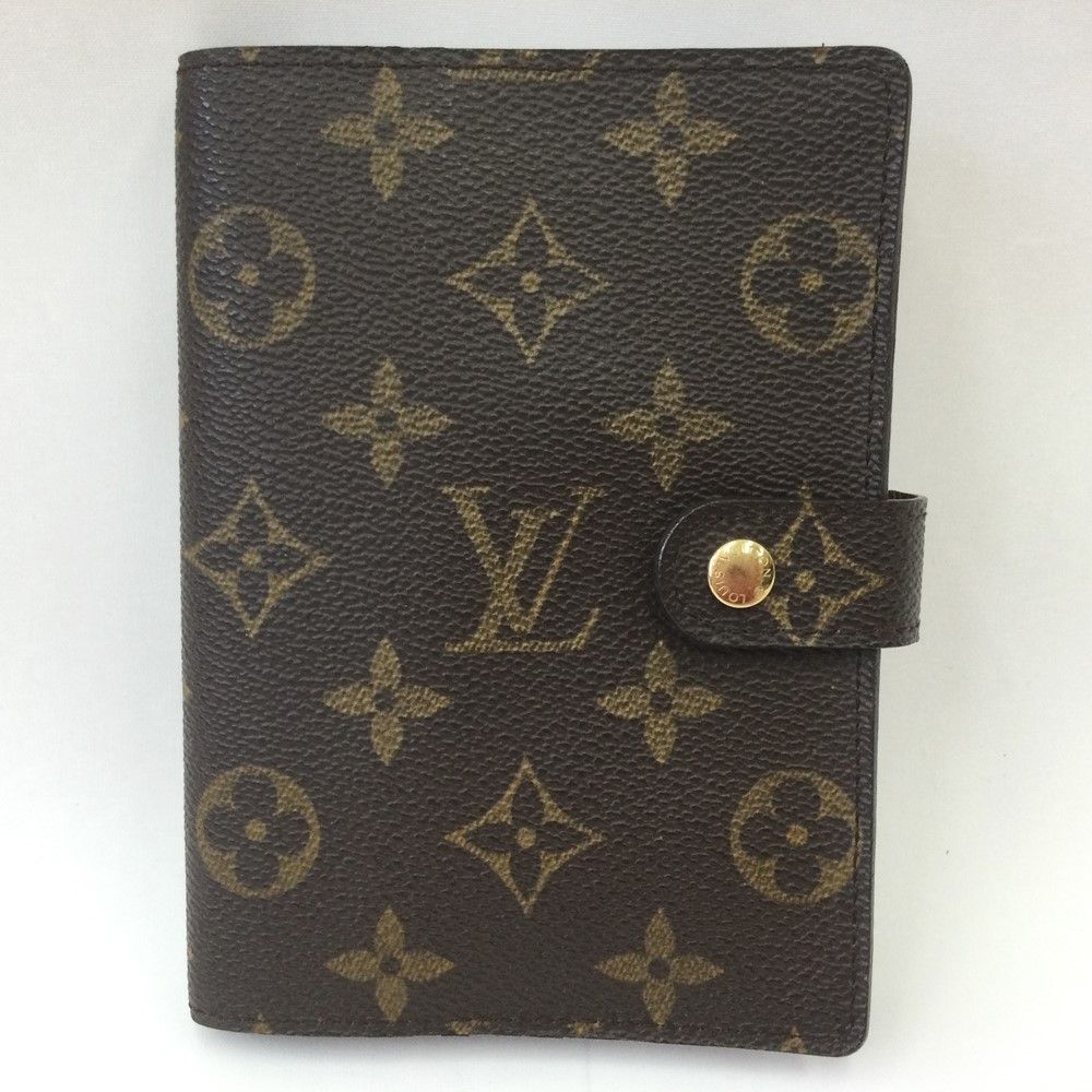 Louis Vuitton Notebook Cover Agenda PM Monogram Brown — view 3