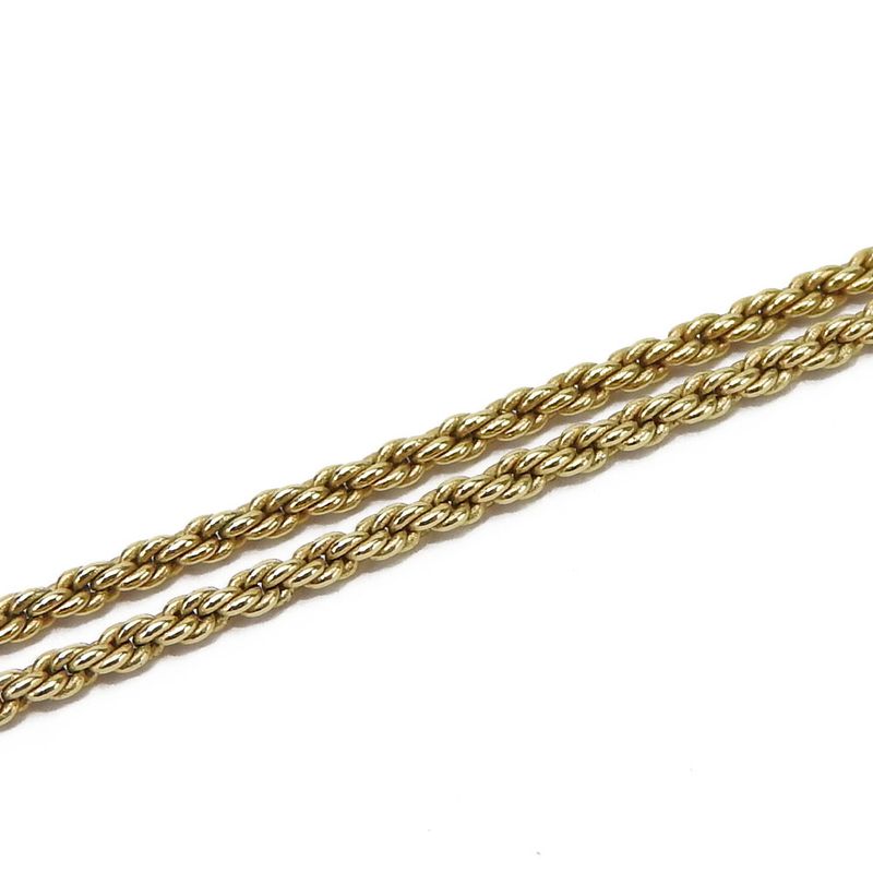 Christian Dior Necklace Metal Gold Silver Plated Accessories Logo — view 6
