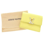 Louis Vuitton Portefeuille Capucines XS IC Chip Taurillon Leather Yellow — view 2