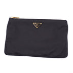 Prada Satin Travel Eye Mask And Pouch With Triangle Logo — view 8