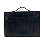 Bottega Veneta Intrecciato Black Gunmetal Hardware Leather — view 2