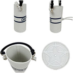 Christian Dior Bottle Holder 2-Way Mini Shoulder Bag Navy White — view 6