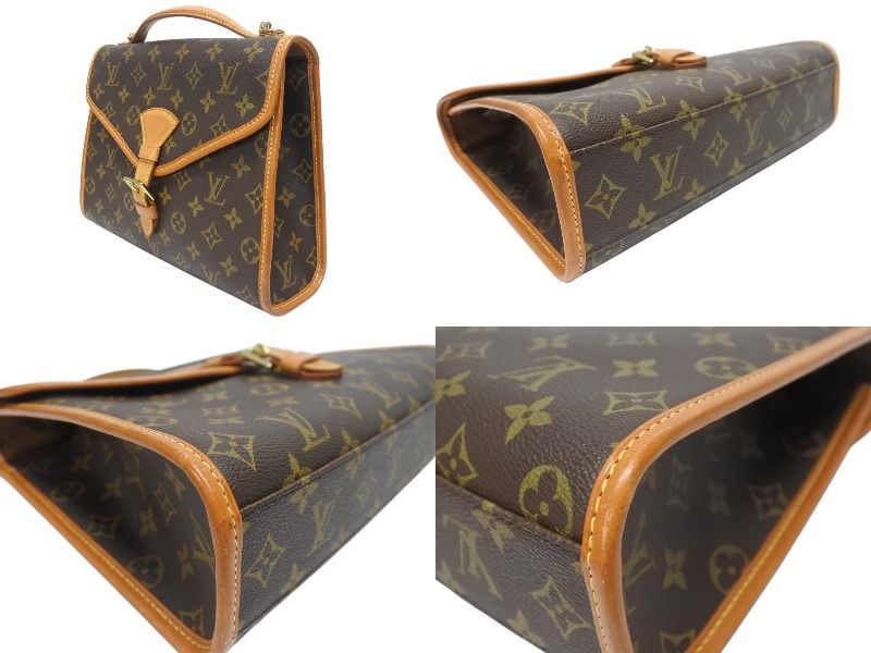 Louis Vuitton Shoulder Bag 2-Way Vernia Monogram Canvas Leather Brown — view 5