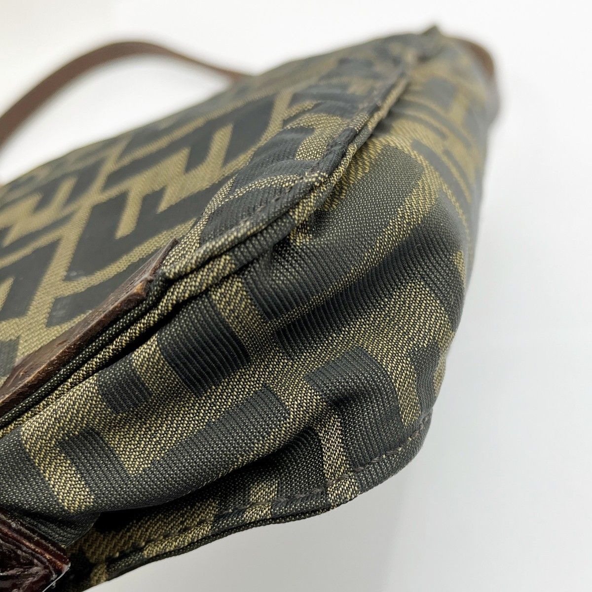 Fendi Shoulder Bag Zucca Scratch Yes 16161 001 Brown — view 6