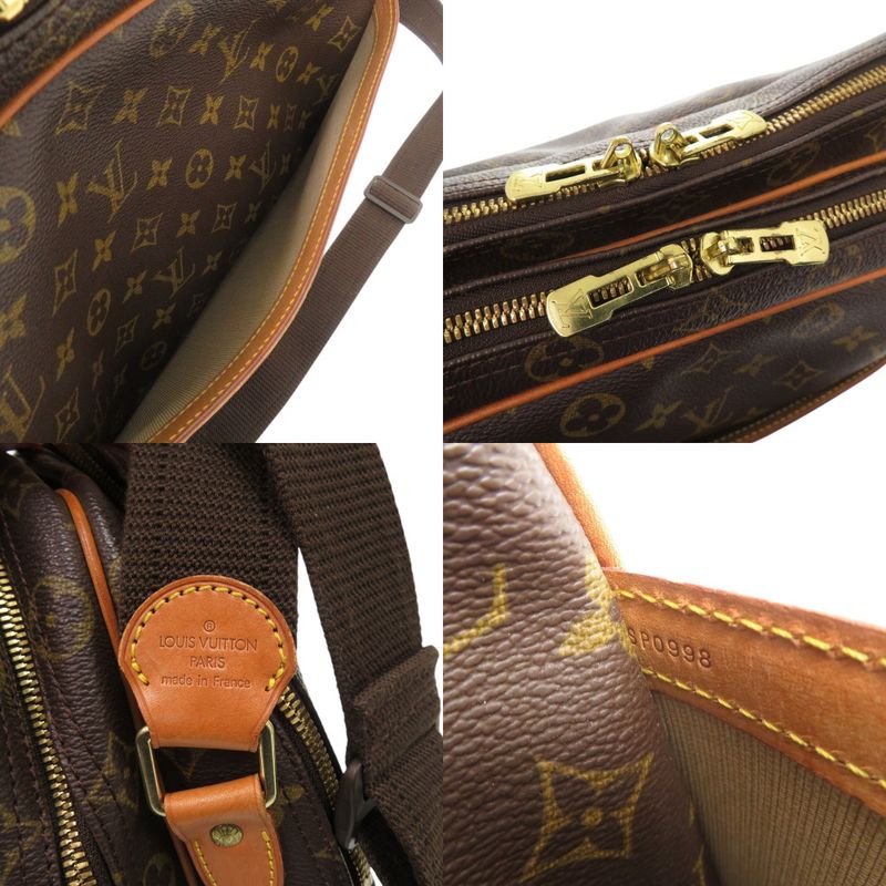 Louis Vuitton Reporter GM Monogram Brown Shoulder Bag 1323 — view 8