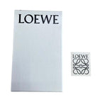Loewe Linen Zip Wallet Long Round Zipper Anagram Leather Pink Beige — view 9