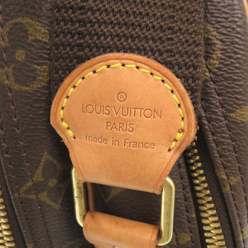 Louis Vuitton Reporter GM Monogram Brown Shoulder Bag 0241 — view 8