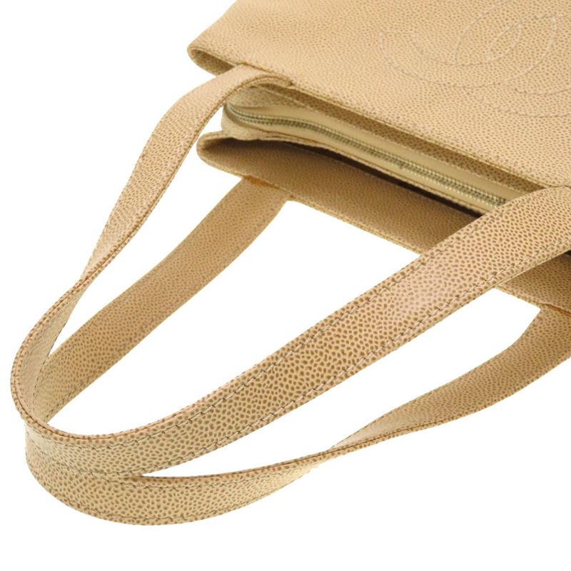 Chanel Caviar Leather Beige 7 Series Tote Bag 0005 — view 6