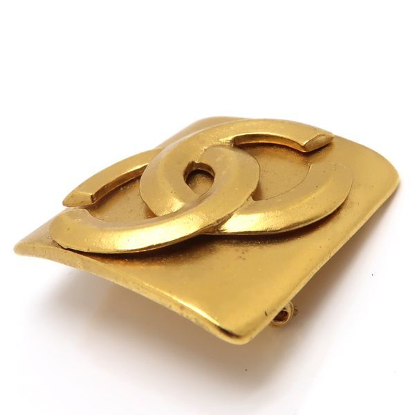 Chanel Brooch 96 P Coco Mark Diamond Square Vintage GP 1996 etc — view 4
