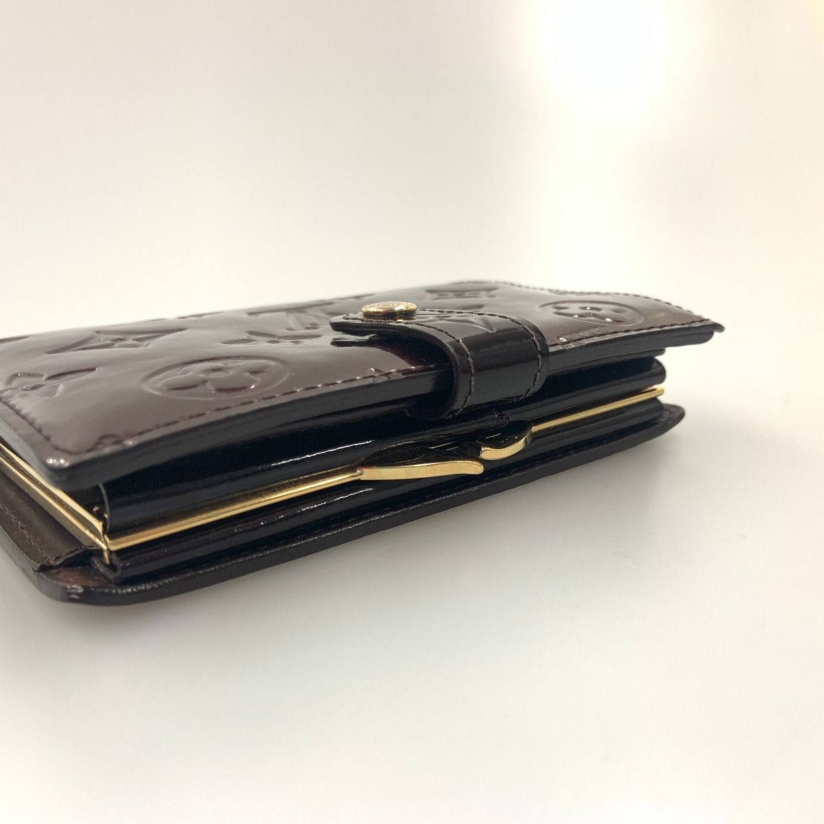 Louis Vuitton Vernis Portefeuille Viennois Rouge Fauvist Bifold Clasp Wallet — view 3