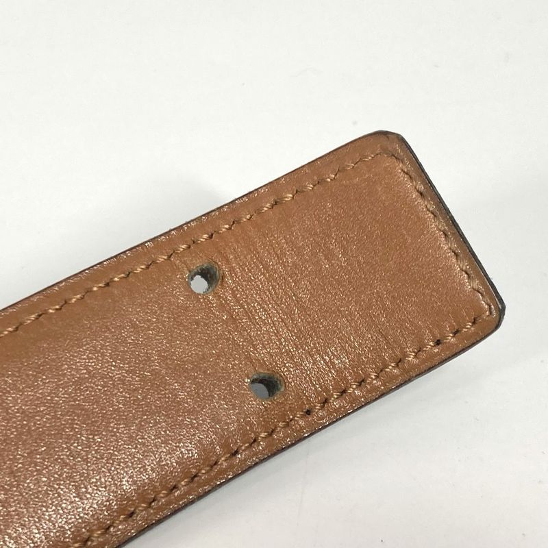 Hermes Belt Vintage Buckle Leather Black — view 9