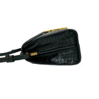 Saint Laurent Paris Cassandra YSL Logo Leather 2-Way Shoulder Bag Handbag Black — view 6