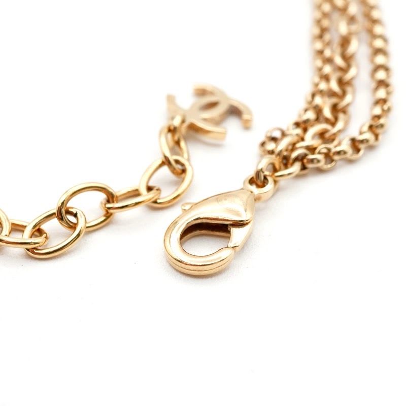 Chanel Choker Gold Coco Mark Rhinestone Heart — view 6
