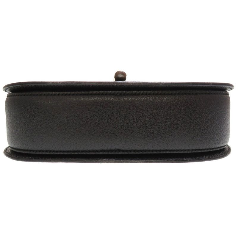 Gucci Bamboo Leather Black 000 2113 0633 Handbag 0187 — view 3
