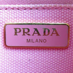 Prada Canvas Pink Cosmetic Pouch — view 9