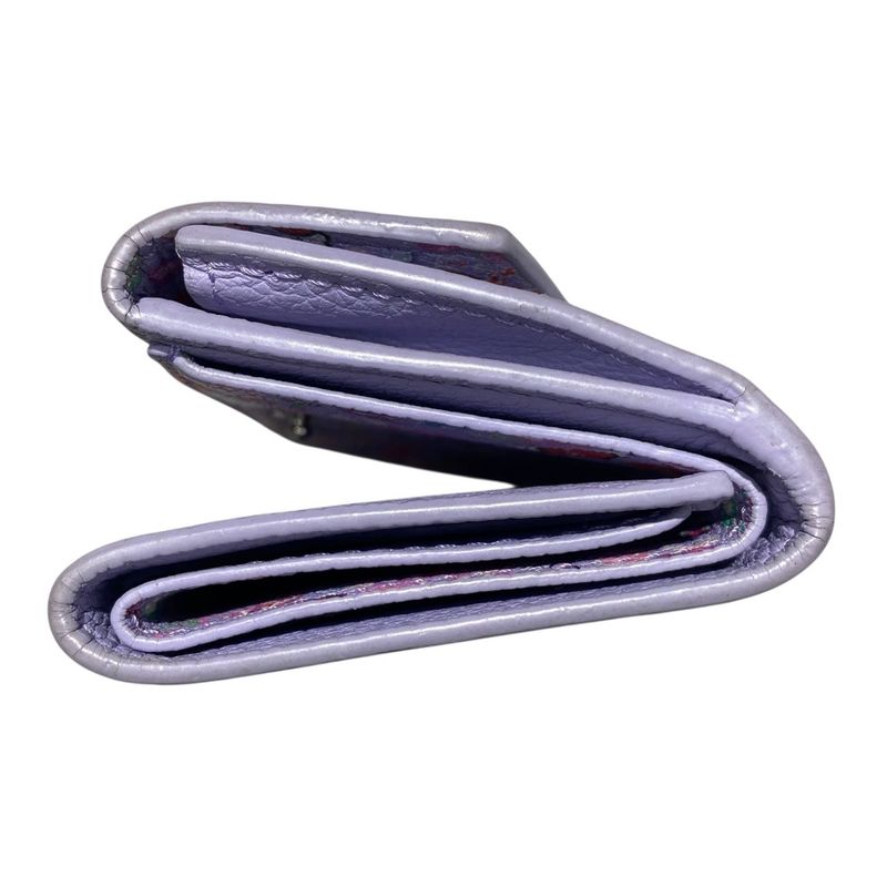 Louis Vuitton Wallet Trifold Portefeuille Lock Mini Purple — view 9