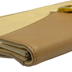 Fendi Chameleon 8 M0284 Clutch Pochette Leather Light Brown Beige — view 4