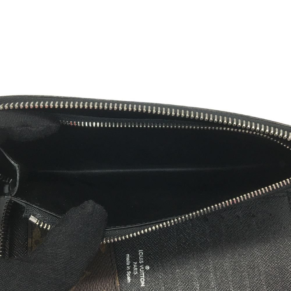 Louis Vuitton Round Zipper Monogram Macassar Vertical — view 6
