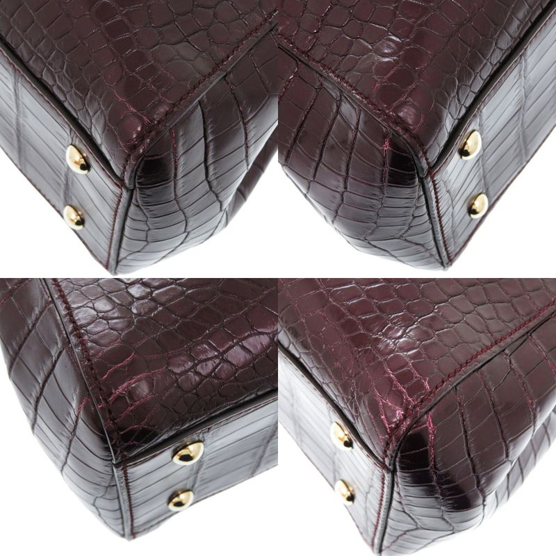 Gucci Soho 2-Way Leather Purple 0696 Tote Bag — view 6