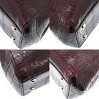 Gucci Soho 2-Way Leather Purple 0696 Tote Bag — view 6
