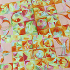 Louis Vuitton Carre 90 in The Passage Of Time Scarf Monogram Flower — view 7
