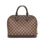 Louis Vuitton Damier 2-Way Alma PM Handbag Brown — view 3