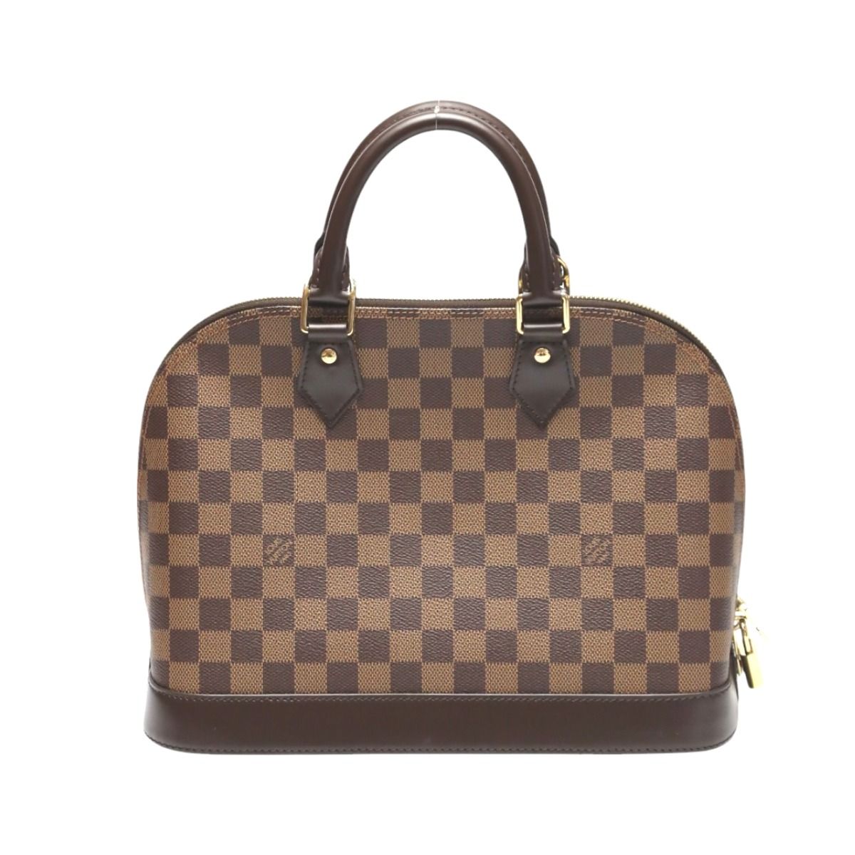 Louis Vuitton Damier 2-Way Alma PM Handbag Brown — view 3