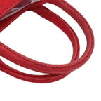 Prada Canvas Tote Canapa Bag Red — view 9