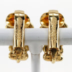 Christian Dior Vintage Gold Plated And Rhinestone 5.4 g Earrings — view 4