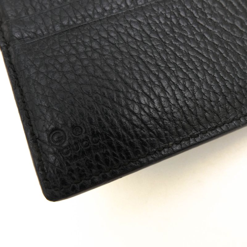 Gucci Wallet Women Leather Black Interlocking G with Coin Purse — view 6