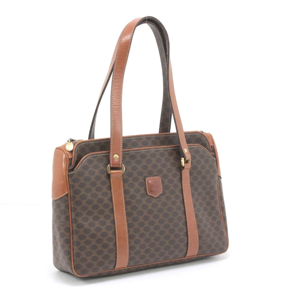 Celine Macadam Pattern Tote Bag Brown — view 2