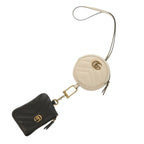 Gucci GG Marmont Leather Black Off White Coin Case 1462 — view 3