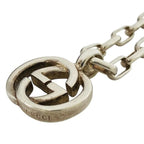 Gucci Interlocking G Necklace Pendant Accessory Jewelry Small AG 925 Silver — view 5