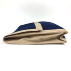 Hermes Clutch Bag Tapidocel Big Oversize D Cotton Navy — view 5