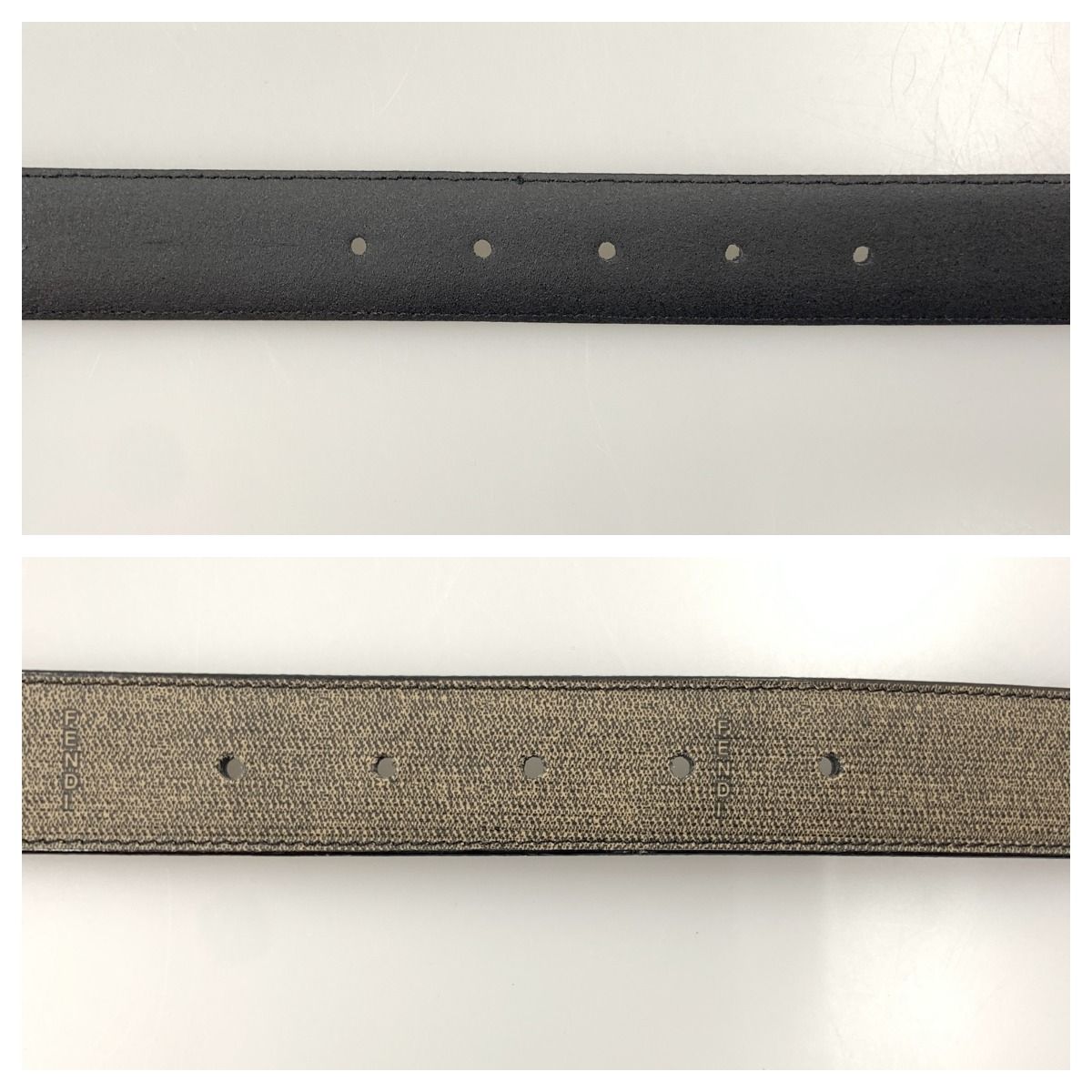 Fendi Gold Hardware Belt Khaki — view 7