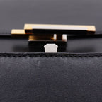 Hermes Cinetic 2-Way Leather Black a Shoulder Bag — view 7